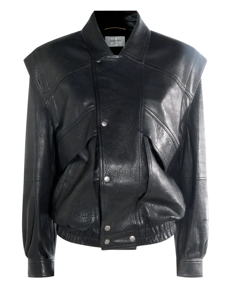 Saint Laurent leather jacket - Schwarz Schwarz