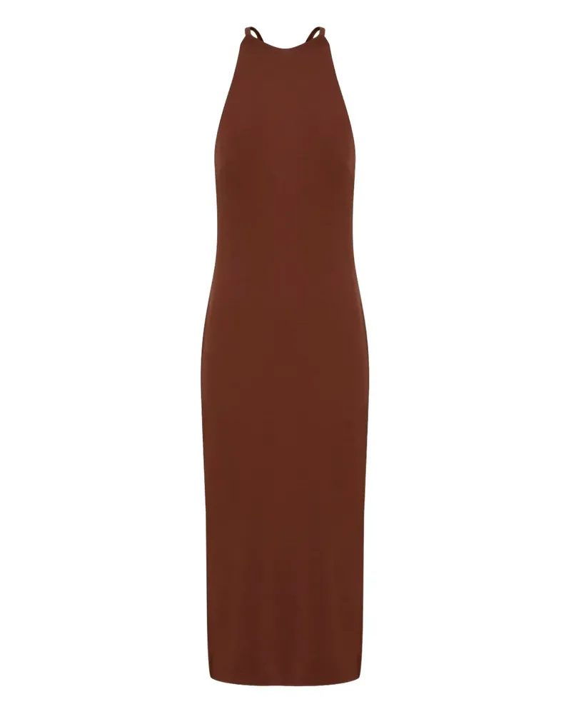 Lenny Niemeyer Midikleid mit Neckholder - Braun Braun