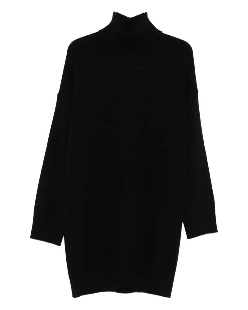 Roberto Collina Minikleid mit langen Ärmeln - Schwarz Schwarz