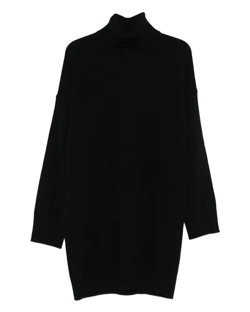 Roberto Collina Minikleid mit langen Ärmeln - Schwarz Schwarz