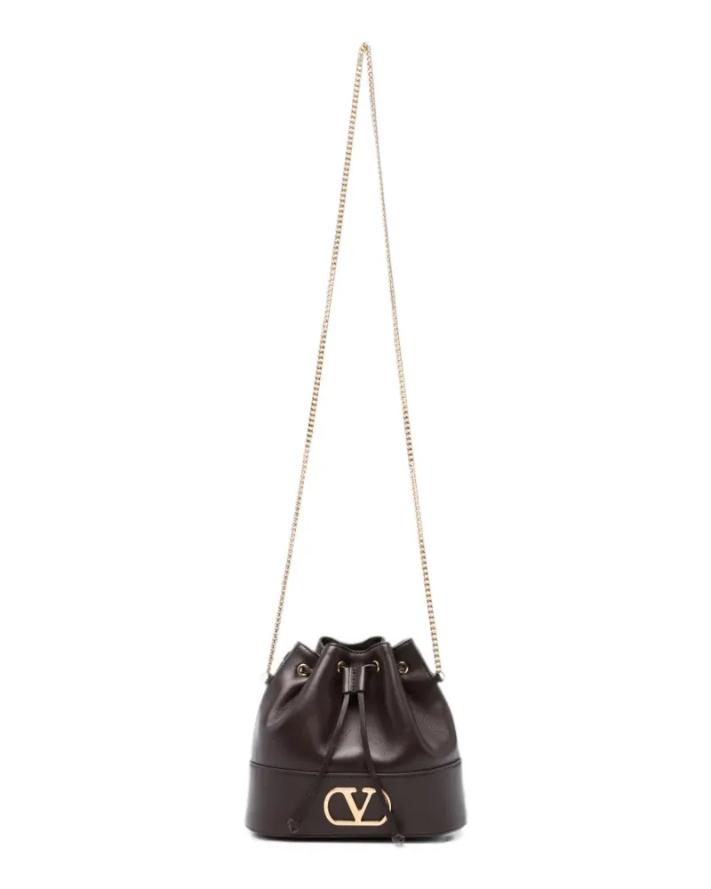 Valentino Garavani Schultertasche mit Kettenriemen - Braun Braun