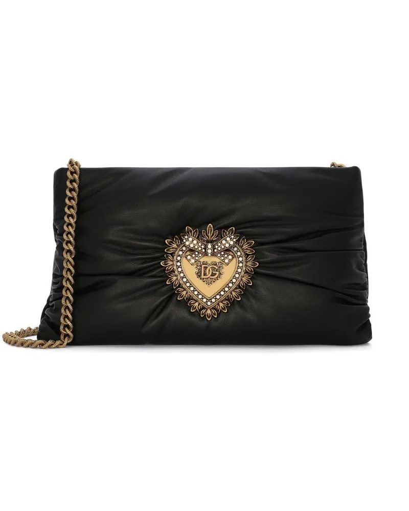Dolce & Gabbana Kleine Devotion Soft Umhängetasche - Schwarz Schwarz