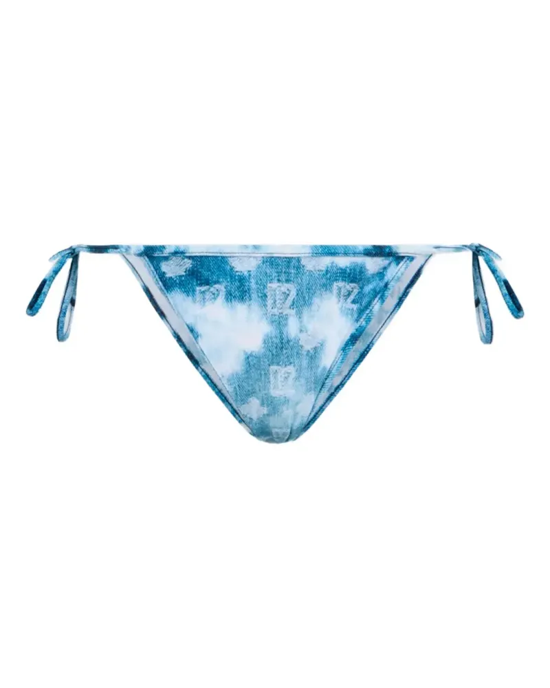 Dsquared2 Badeanzug mit D2-Monogramm - Blau Blau
