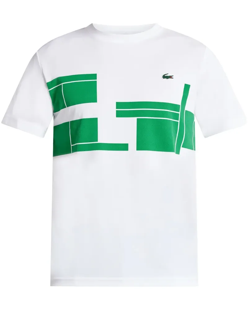 Lacoste x Novak Djokovic T-Shirt - Weiß Weiß