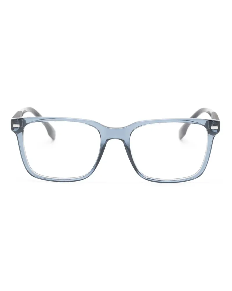 HUGO BOSS rectangle-frame glasses - Blau Blau
