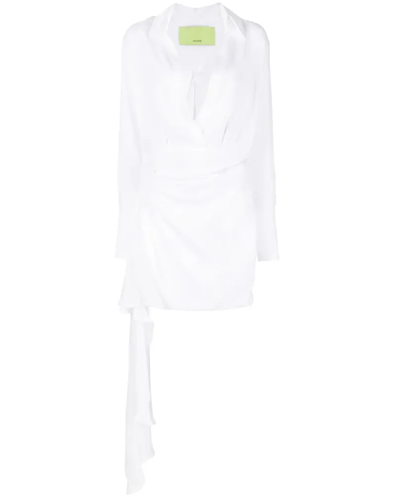 GAUGE81 Kleid mit V-Ausschnitt - Weiß Weiß