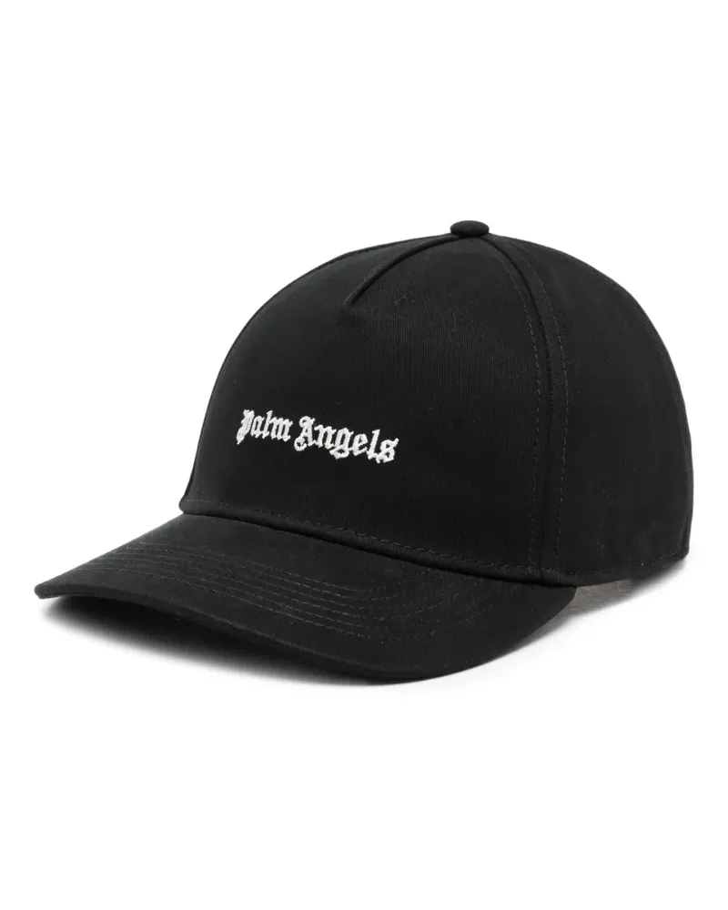 Palm Angels Baseballkappe mit Logo-Stickerei - Schwarz Schwarz