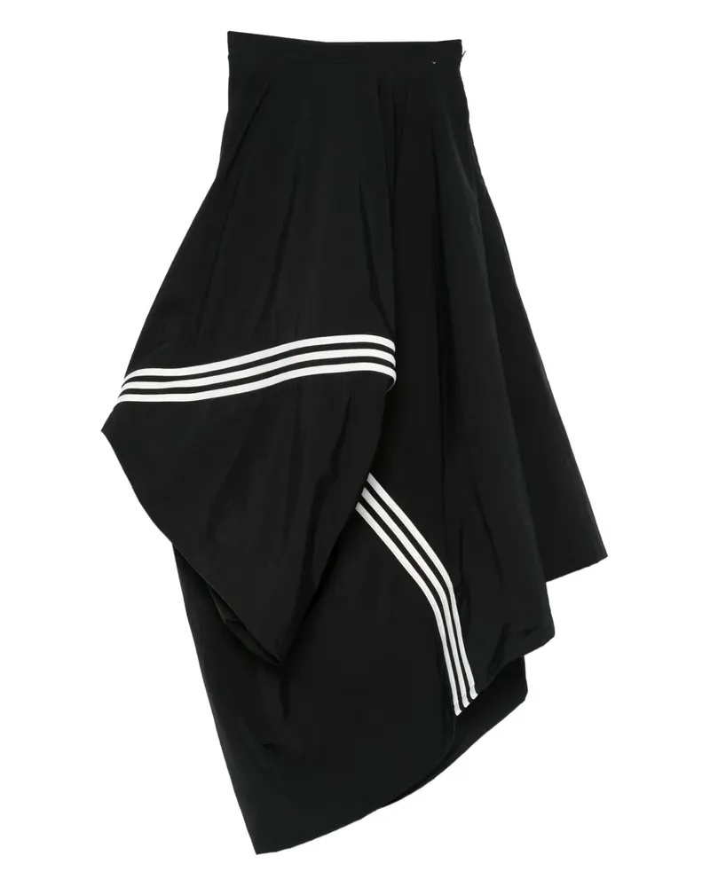 Y-3 Asymmetrischer Rock - Schwarz Schwarz