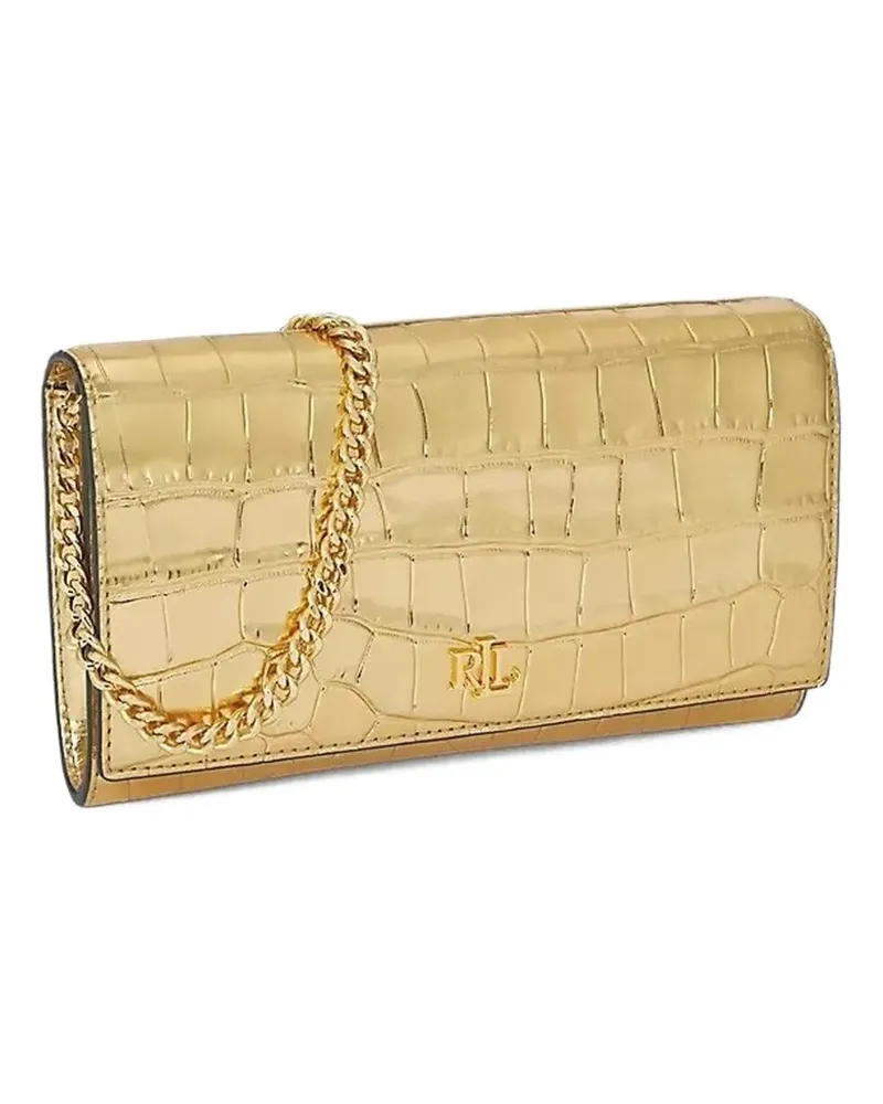 Ralph Lauren embossed clutch bag - Gold Gold