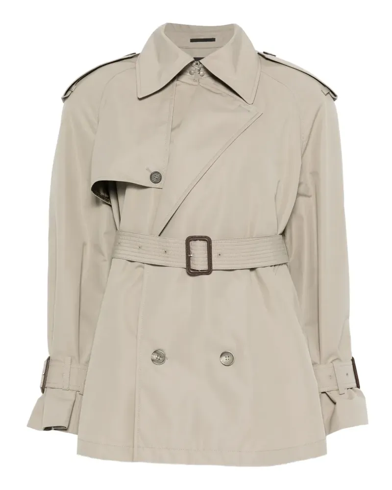 WARDROBE.NYC belted trench coat - Nude Nude