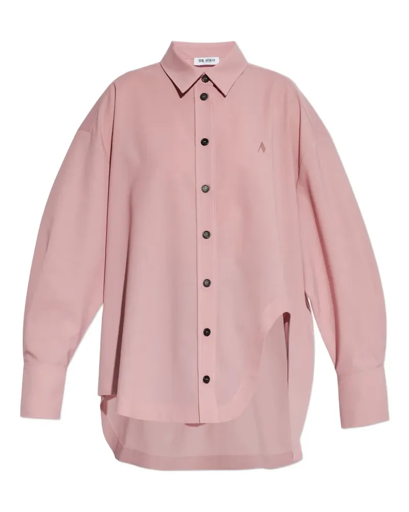ATTICO Diana button logo shirt - Rosa Rosa