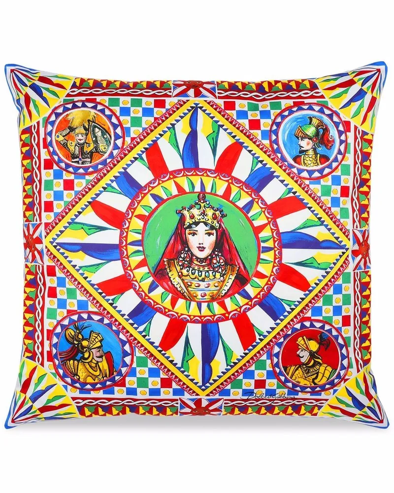 Dolce & Gabbana Großes Duchesse Kissen - Gelb Gelb