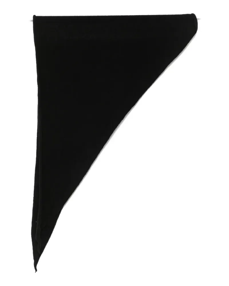 Baserange Gestrickter Schal - Schwarz Schwarz