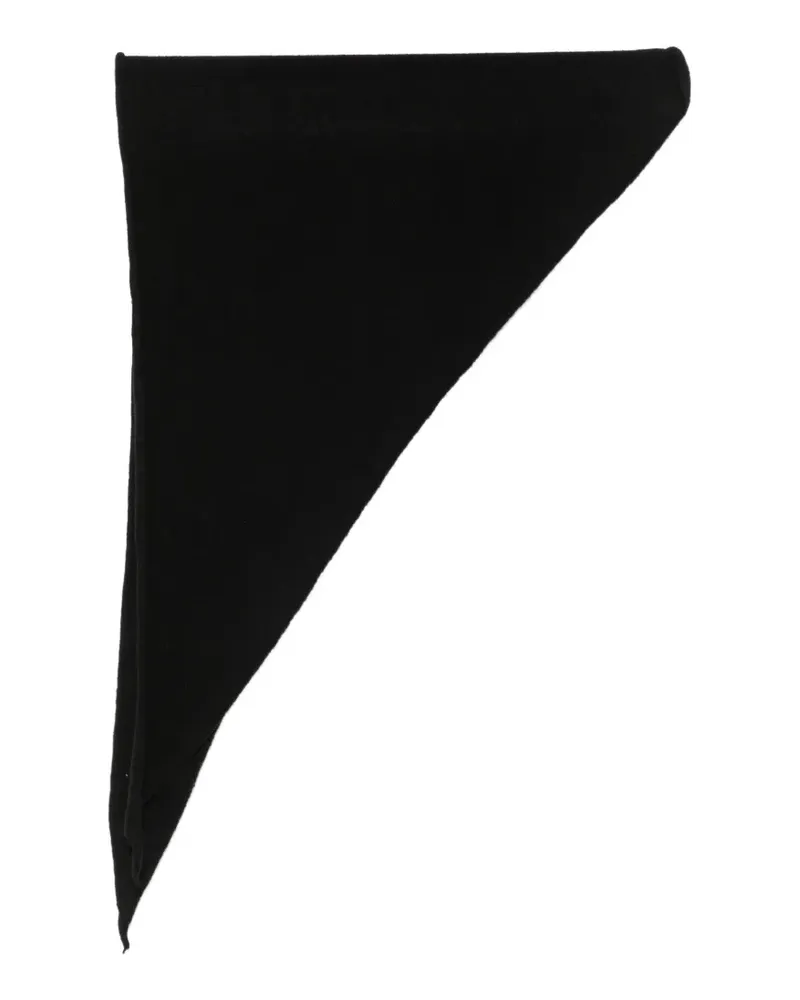 Baserange Gestrickter Schal - Schwarz Schwarz