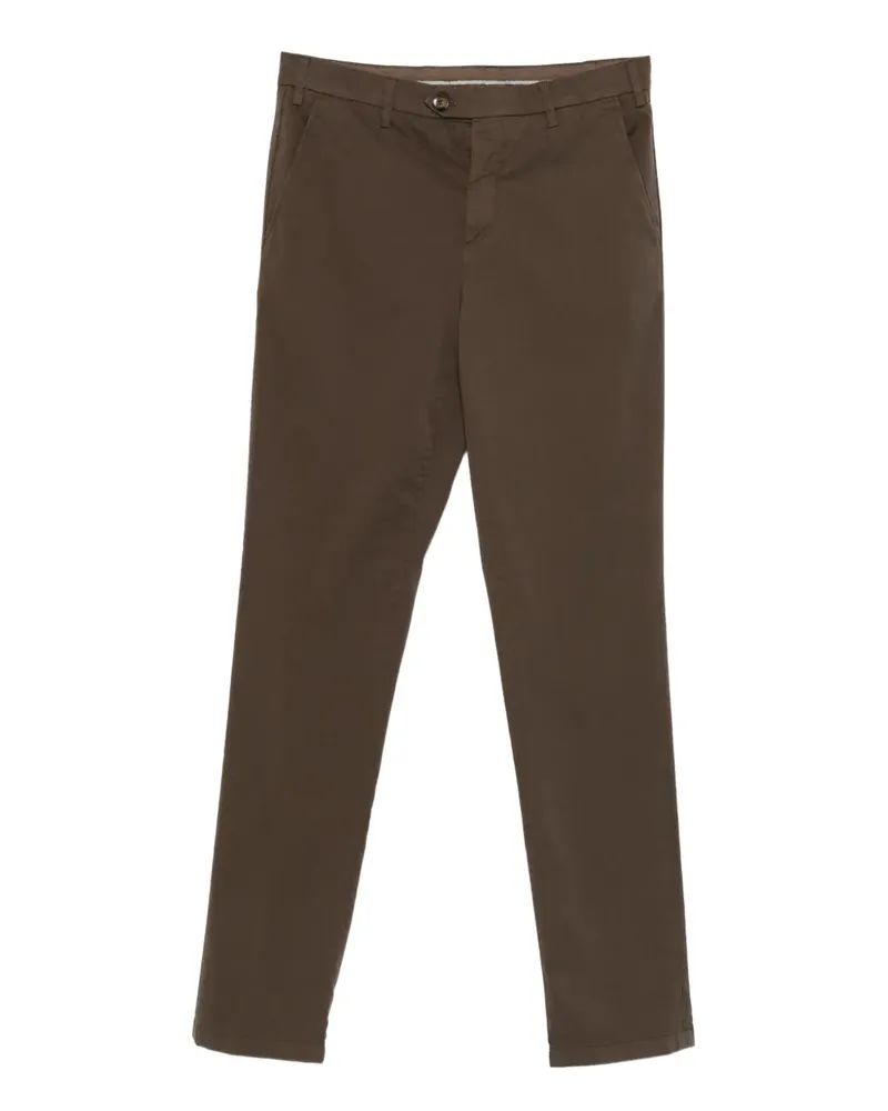 Canali Hose mit geradem Bein - Braun Braun