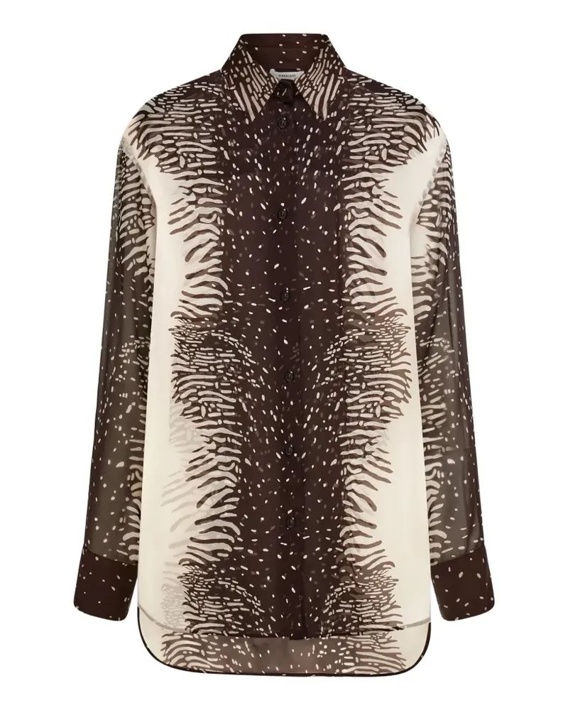 Ferragamo button shirt - Braun Braun