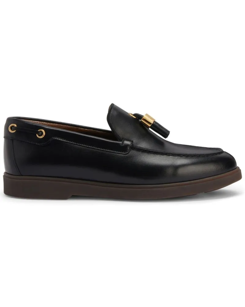 Giuseppe Zanotti The Maui Loafer mit Quasten - Schwarz Schwarz
