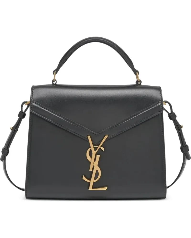 Saint Laurent Cassandra leather shoulder bag - Schwarz Schwarz