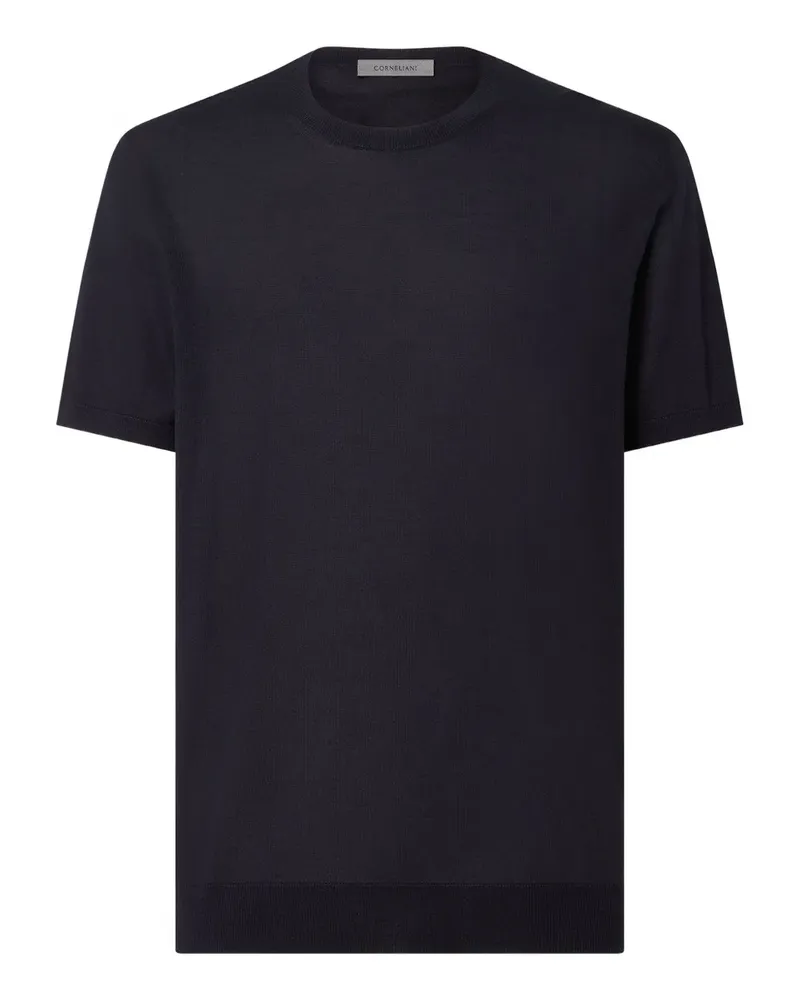 Corneliani short-sleeve crew-neck T-shirt - Blau Blau