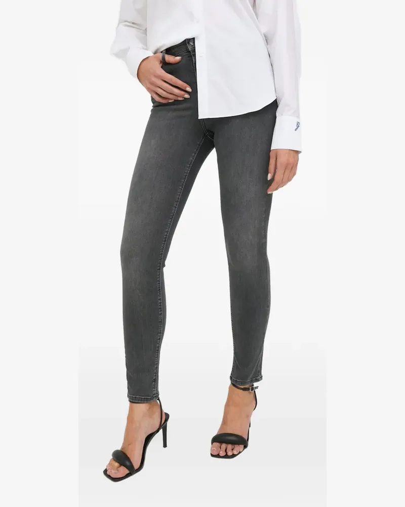 Guess Ausgeblichene 1981 Jeans - Grau Grau