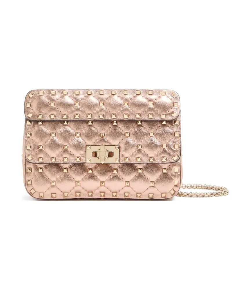 Valentino Garavani Kleine Rockstud Spike Umhängetasche - Rosa Rosa