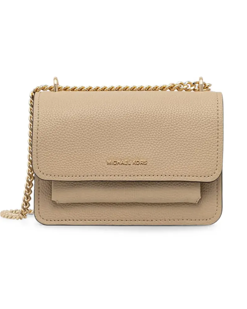 Michael Kors Schultertasche aus gekörntem Leder - Nude Nude