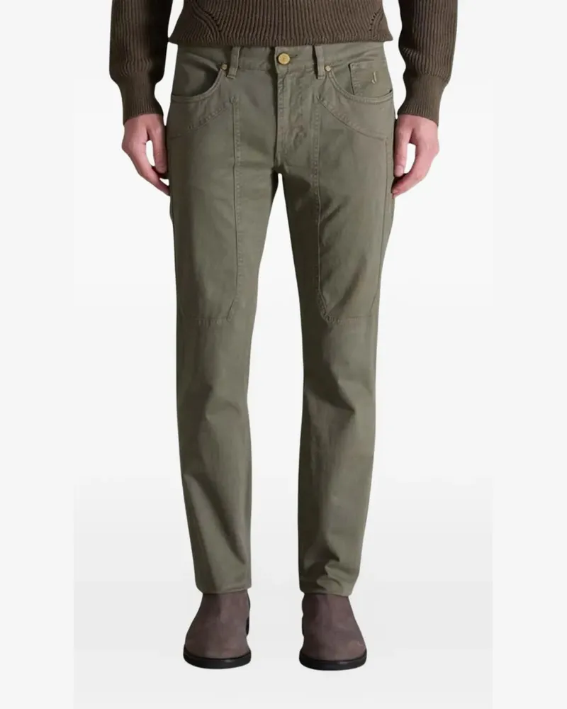 Jeckerson John logo-detail panelled trousers - Grün Grün