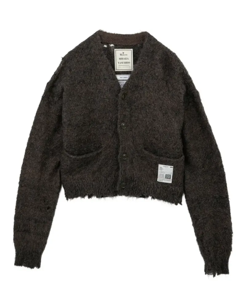 MIHARAYASUHIRO Pullover im Distressed-Look - Braun Braun