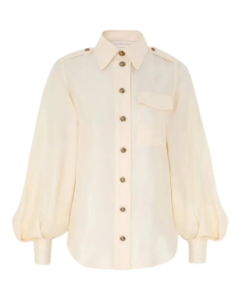 Zimmermann Utility-Hemd - Nude Nude