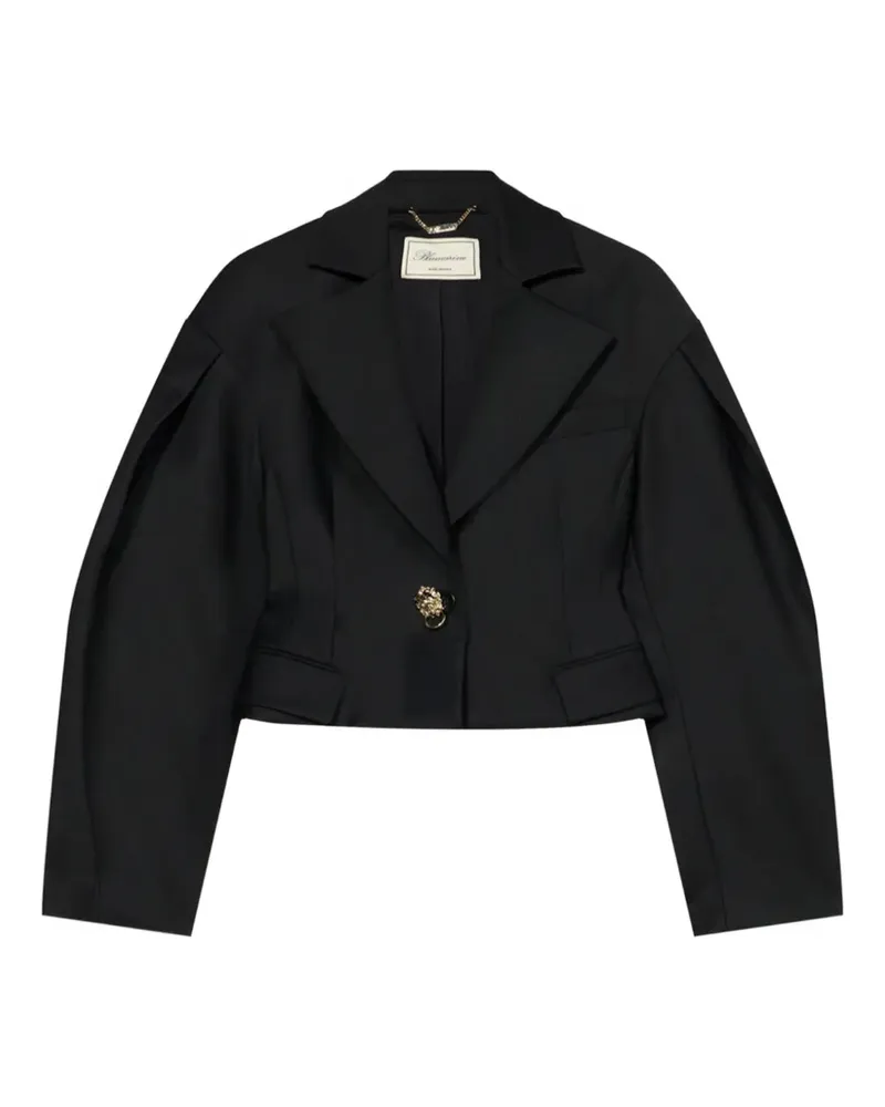 Blumarine Jacke mit Ballonärmeln - Schwarz Schwarz