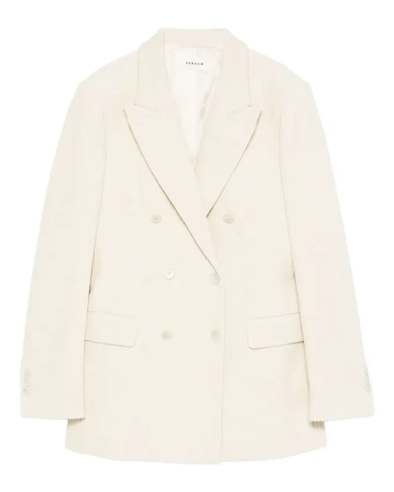 P.A.R.O.S.H. P.A.R.O H. Doppelreihiger Blazer - Nude Nude
