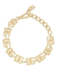 Dolce & Gabbana Choker mit DG-Logo Gold