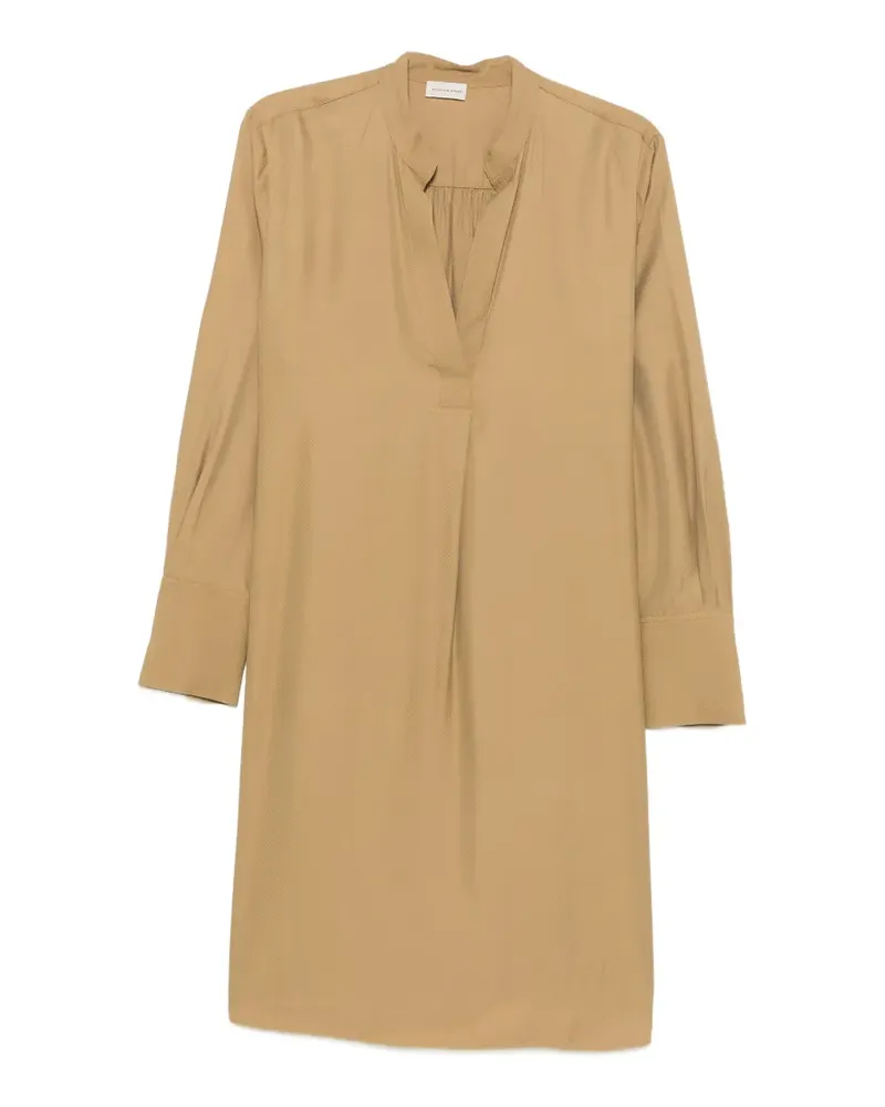 By Malene Birger Mabilla Minikleid mit V-Ausschnitt - Nude Nude
