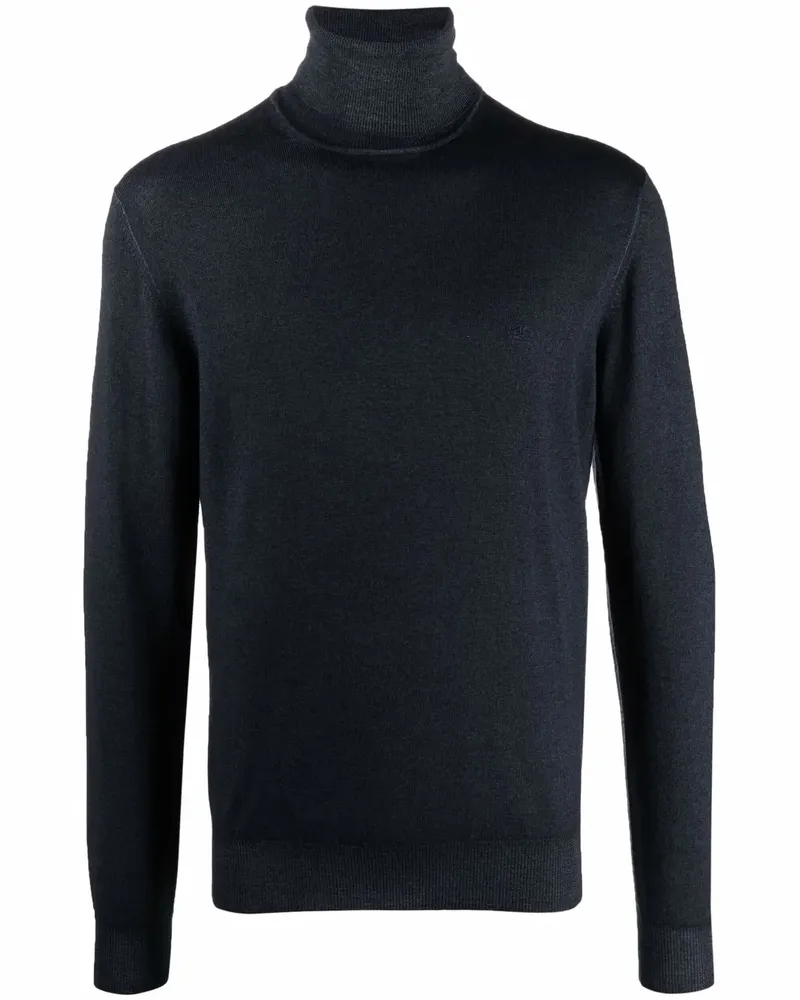 Etro Pullover mit Rollkragen - Blau Blau