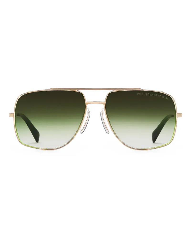 DITA Midnight Special Sonnenbrille mit geometrischen Gestell - Gold Gold