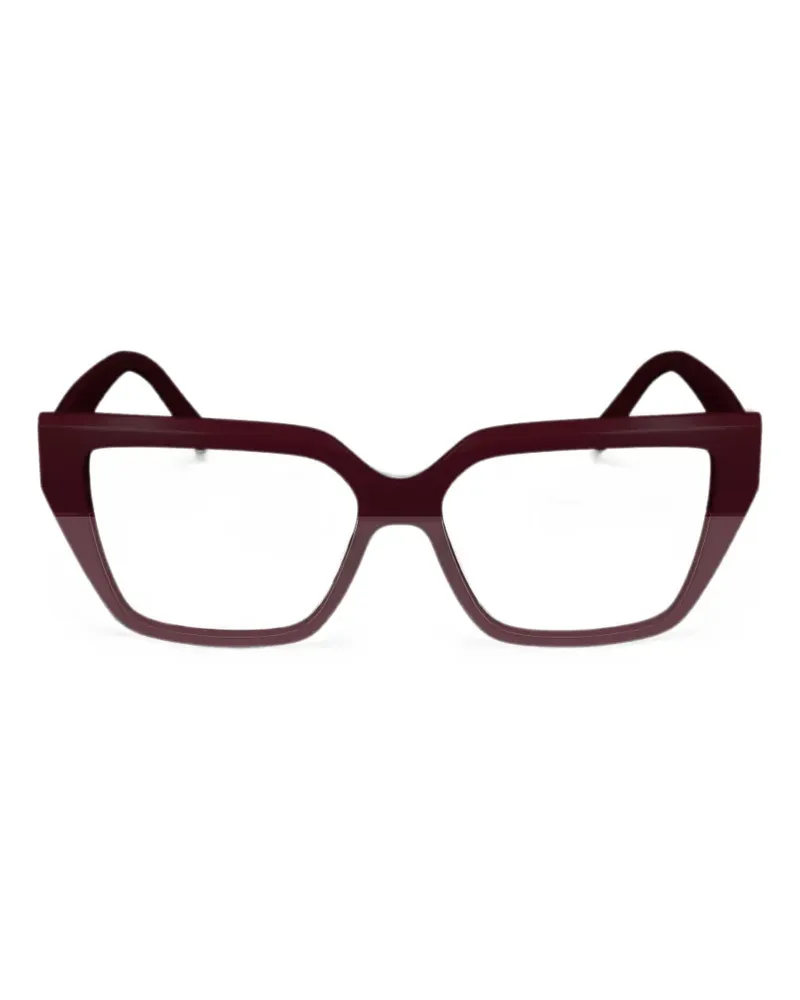 Ferragamo square-frame glasses - Rot Rot