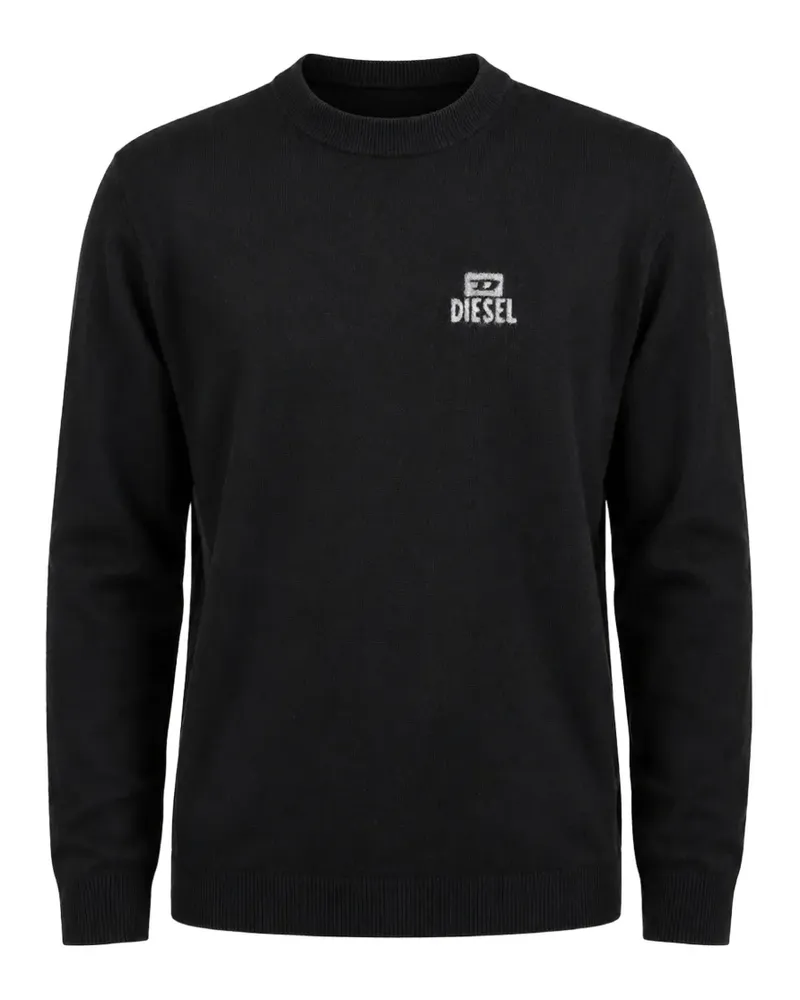 Diesel Pullover mit rundem Ausschnitt - Schwarz Schwarz