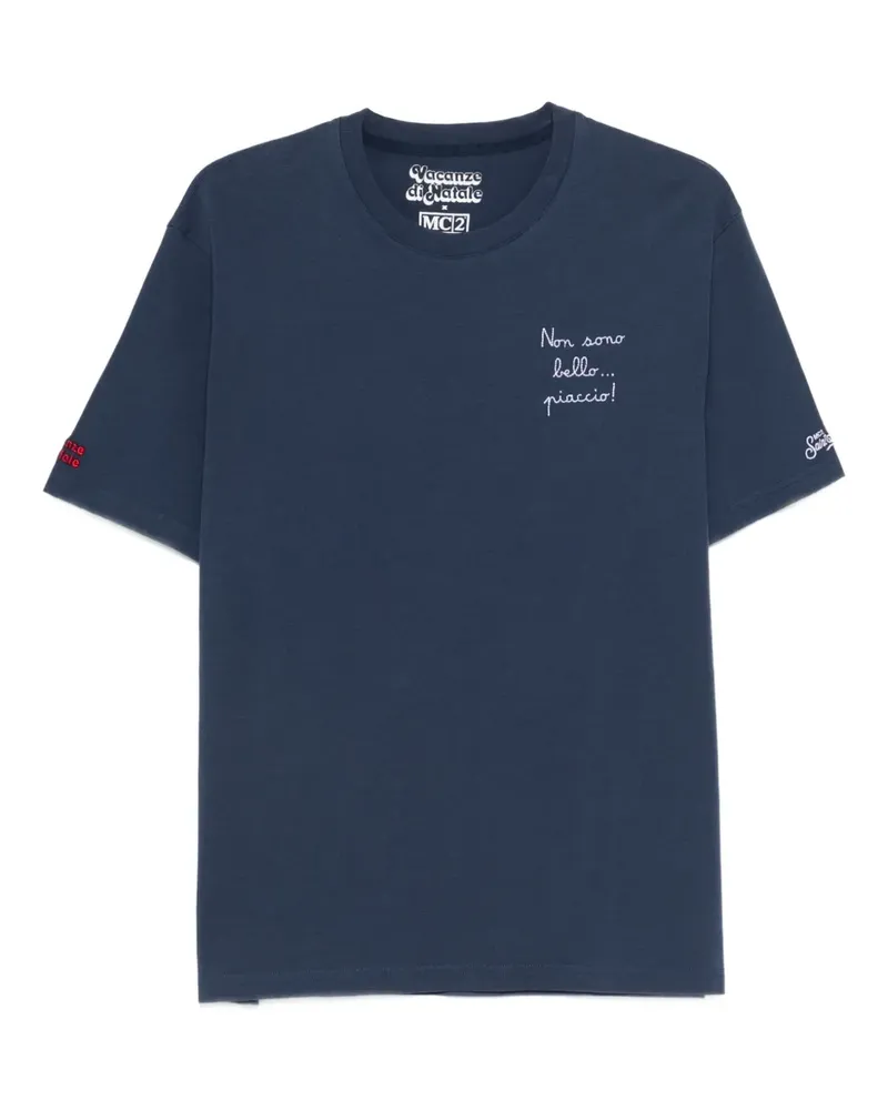 MC2 Saint Barth Klassisches T-Shirt - Blau Blau