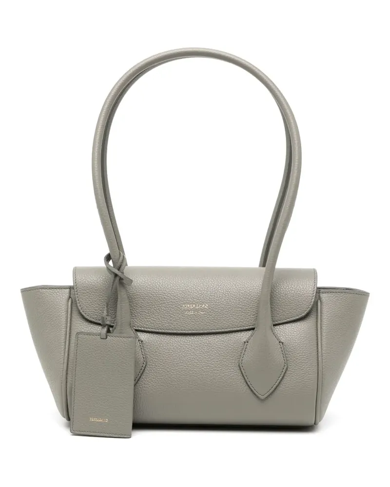 Ferragamo Schultertasche aus Leder - Grau Grau
