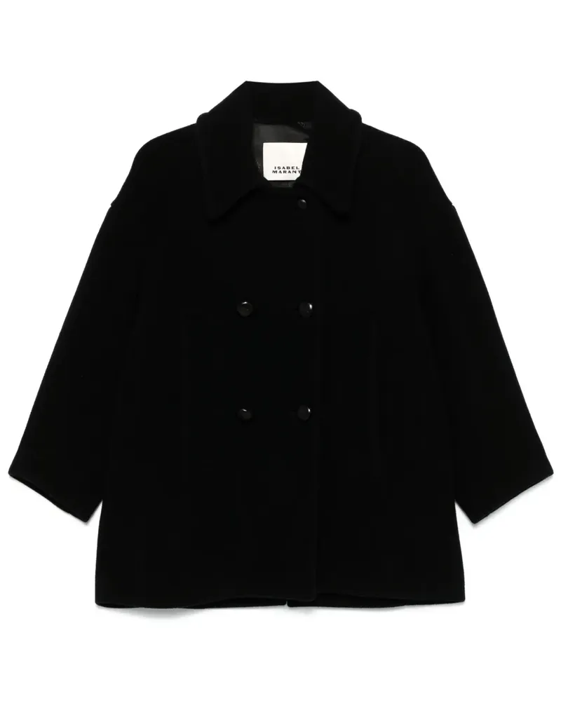 Isabel Marant Fiby Mantel - Schwarz Schwarz