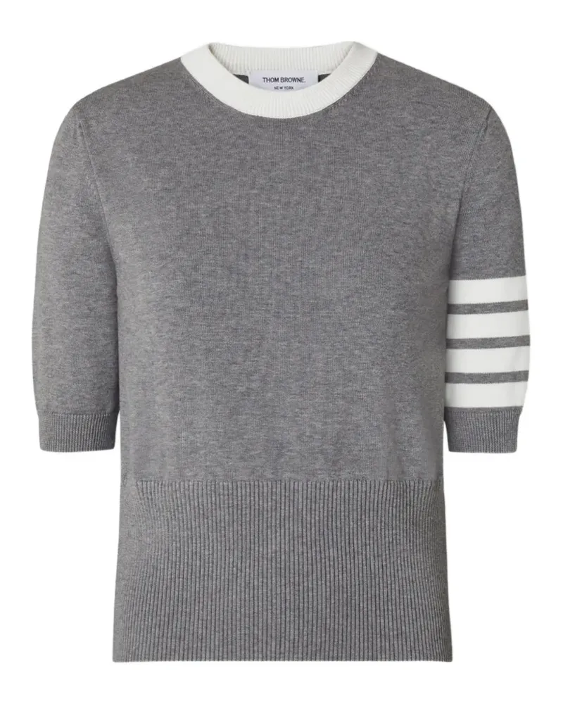 Thom Browne animal-print T-shirt - Grau Grau