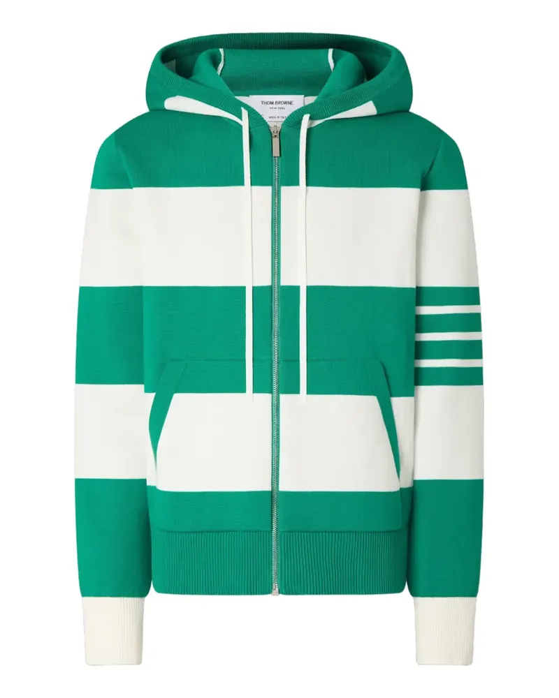 Thom Browne Hector Bar Hoodie - Grün Grün