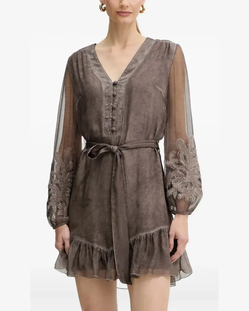 Guess embroidered mini dress - Braun Braun