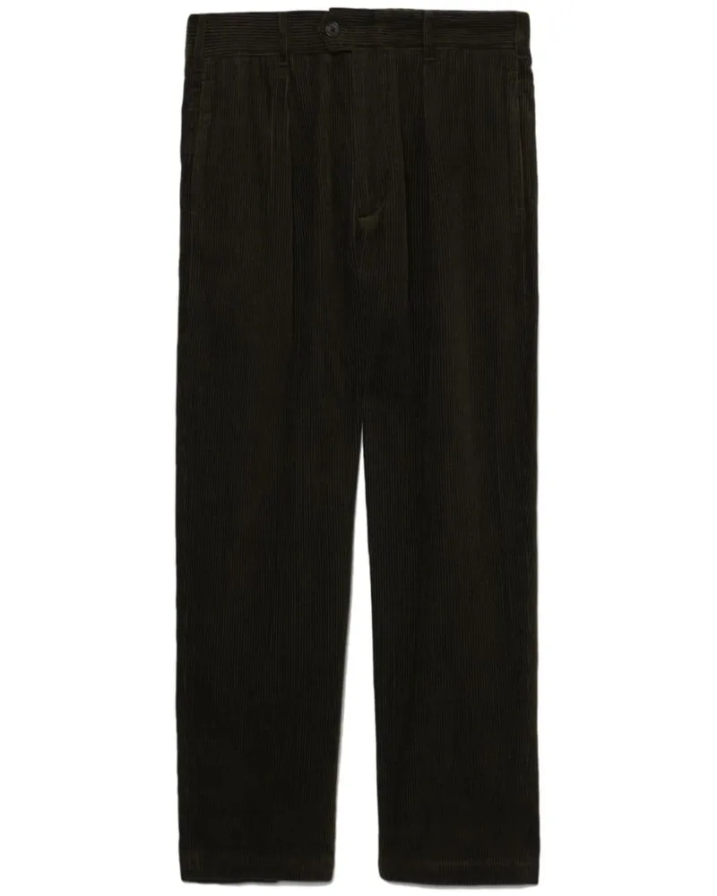 Engineered Garments Cordhose mit geradem Bein Grün