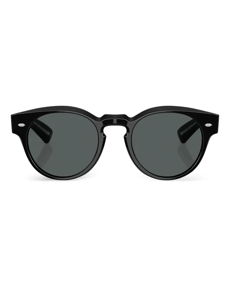 Oliver Peoples round-frame sunglasses - Schwarz Schwarz