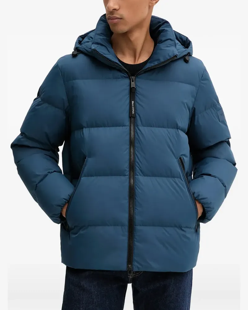 Marc O'Polo hooded padded jacket - Blau Blau