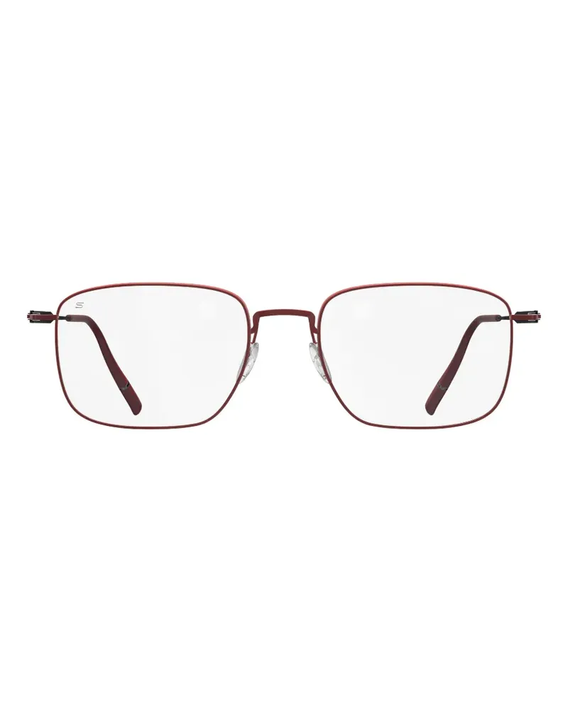 Silhouette Pure Visionary rectangle-frame glasses - Rot Rot