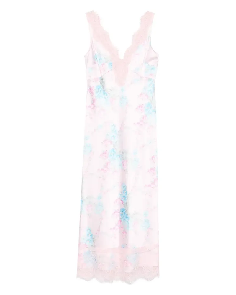 LoveShackFancy Serene Maxikleid - Rosa Rosa