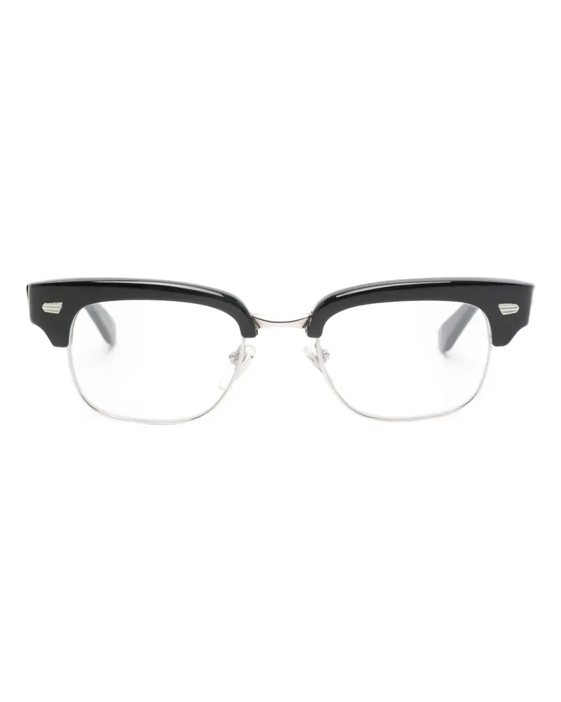 Cutler and Gross Brille mit Brauensteg - Schwarz Schwarz