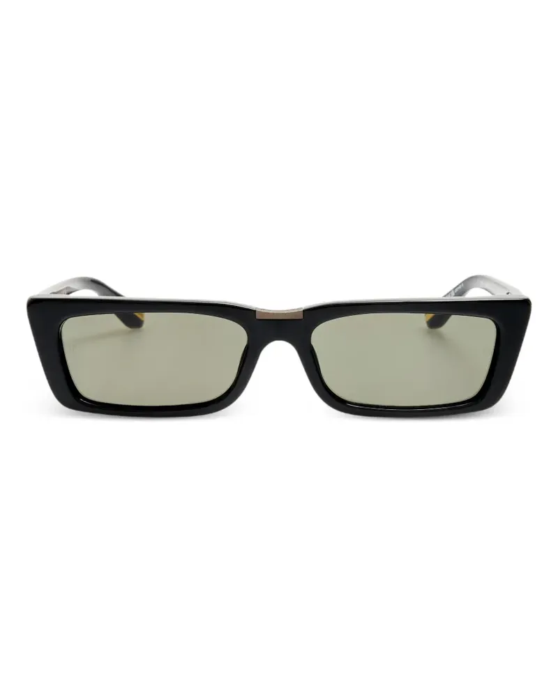 Linda Farrow Lucia Sonnenbrille mit eckigem Gestell - Schwarz Schwarz